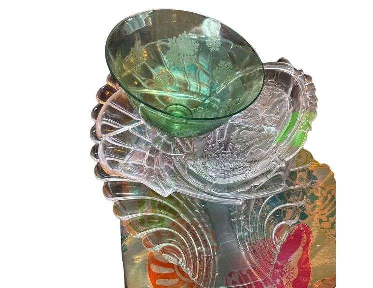 Glass Serving Platters and Bowls image
