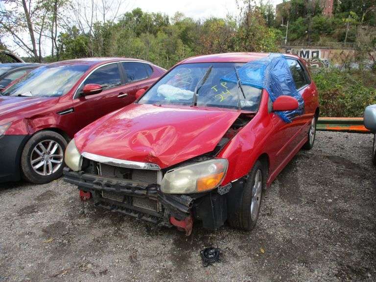 RED, 2009, KIA SPECTRA5, KNAFE242595025718, ,