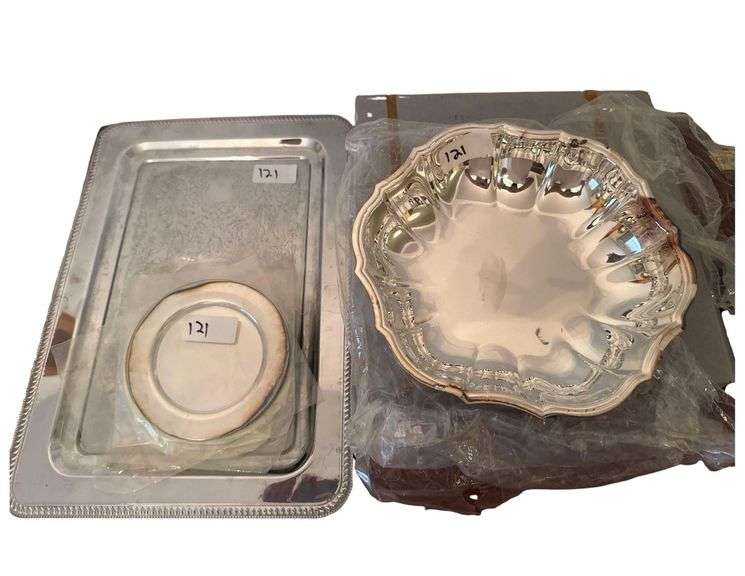 Silver Plate Serving Pieces image