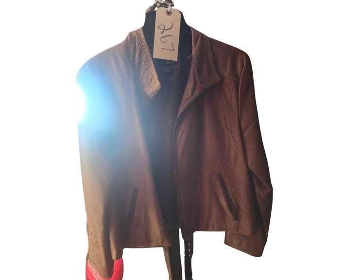 Xl Ana Leather Jacket and Various Belts image