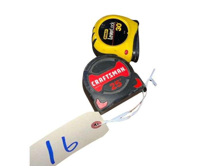 Craftsman 25' & Stanley 30' Tape Measures image