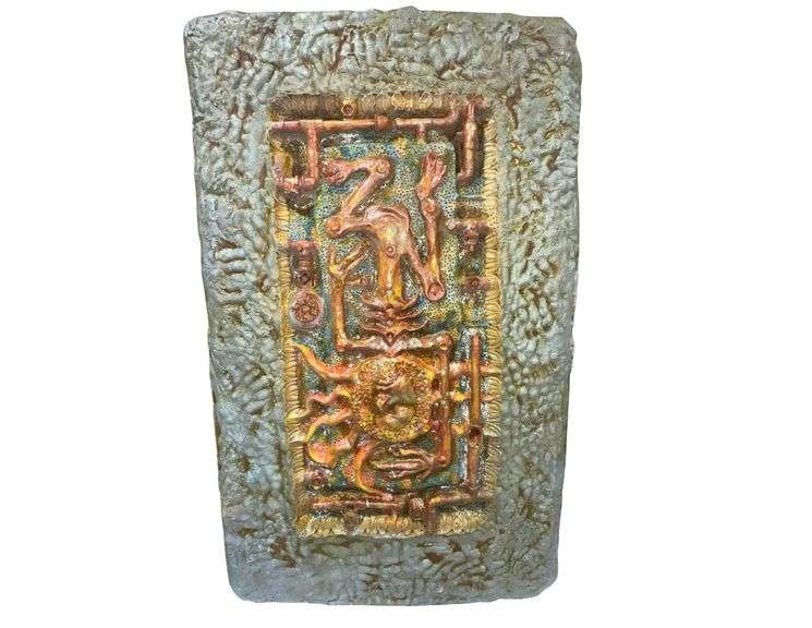 "Title Unknown" - Mixed Media Sculpture - 32" x 53" x 1"