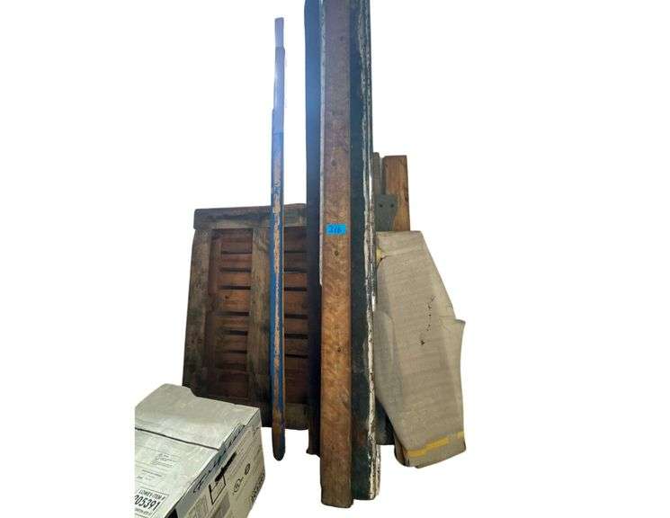 Lot of Lumber and Pallet image