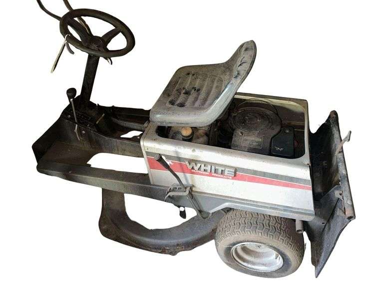 White Outdoor Products Riding Mower - 30" Mower Deck - Briggs & Stratton 8HP Engine image