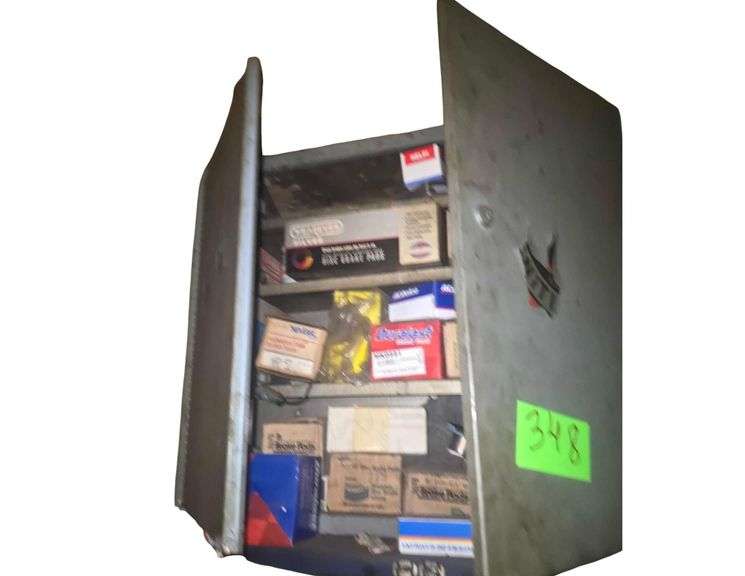 24x28in Cabinet With Various Automotive Hardware image