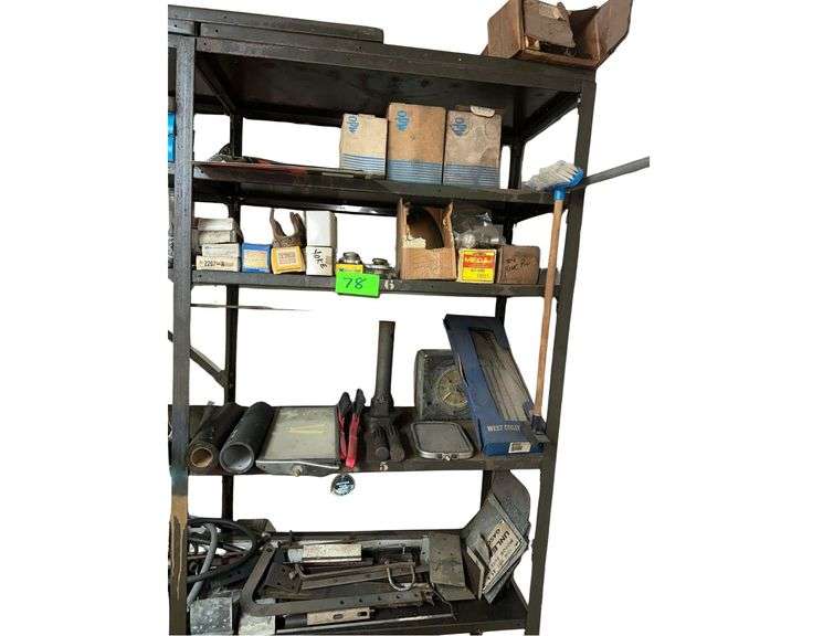 Contents On Shelves- Yoke - Snow Brushes- Radiator Caps image