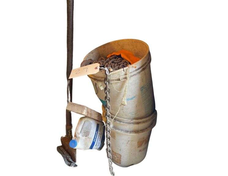 (2) 5 Gallon Buckets Of Tow Chains image