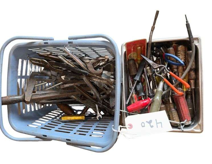 Basket/Bin Of Assorted Hand Tools image