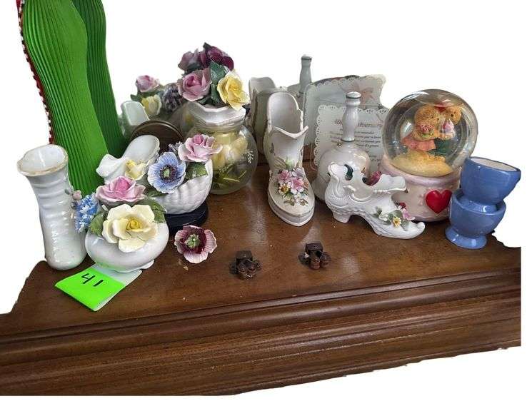 Staffordshire Bone China Decorative Pieces and Glassware image