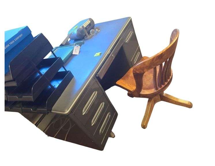 5' Desk With Chair Contents Not Included image