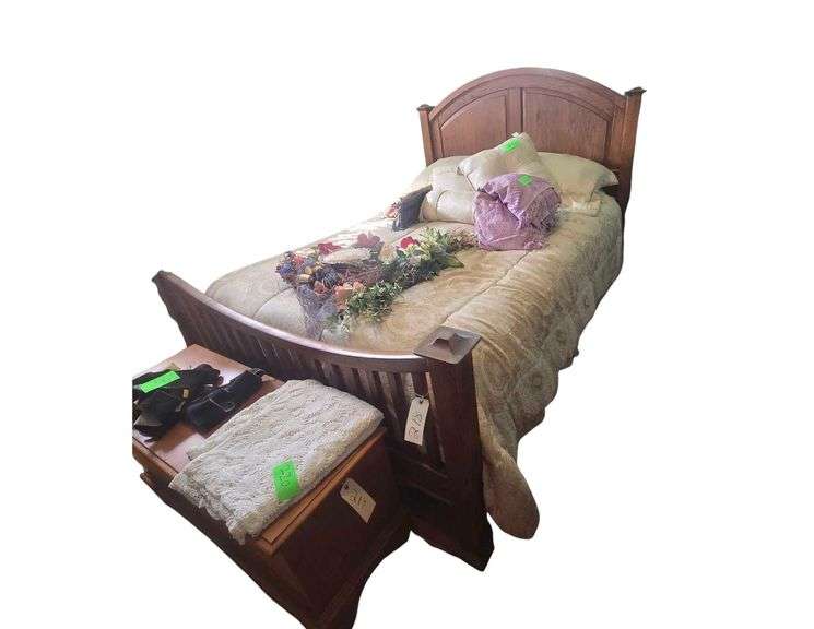 Queen Sized Bed Frame  Must be Removed After 4 On Removal Day image
