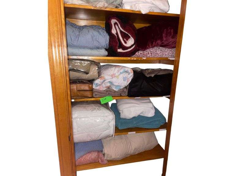 Contents of Linen Closet - Bedspread - Bed Sets - Sheets - Etc. image