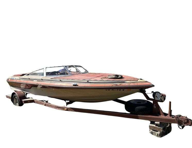 1984 Baja Marine Sunsport 190 Bowrider Boat - VIN#: AGCI469IM84L - 350 Built Engine (Cammed & Geared) - Mercruiser Alpha One Outboard Motor - Has Both Titles image