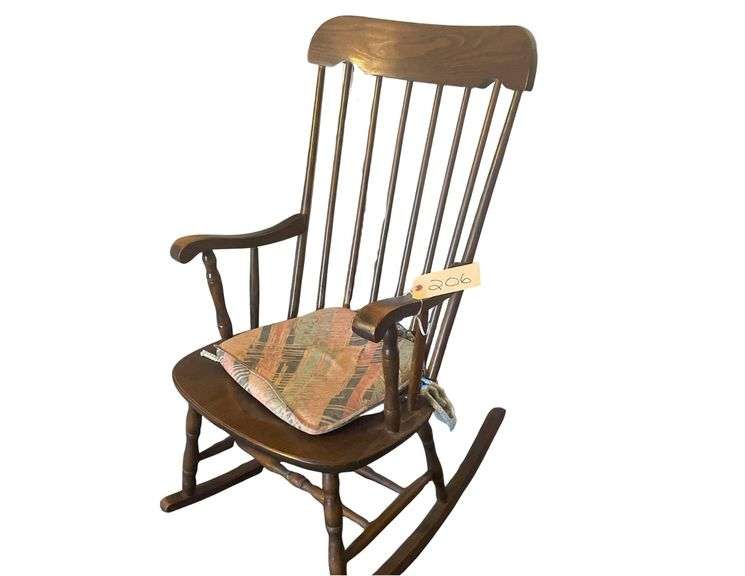 Vintage Wooden Rocking Chair image