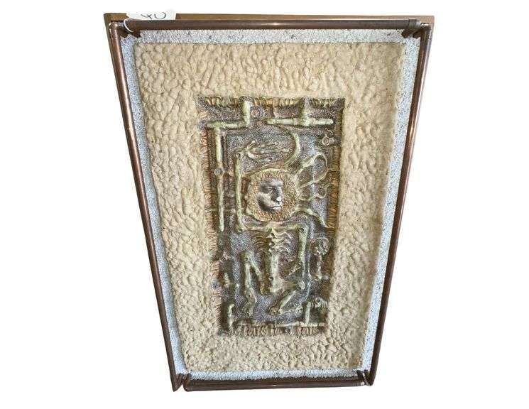 "Title Unknown" - Mixed Media Sculpture - 37 1/2" x 58" x 6"