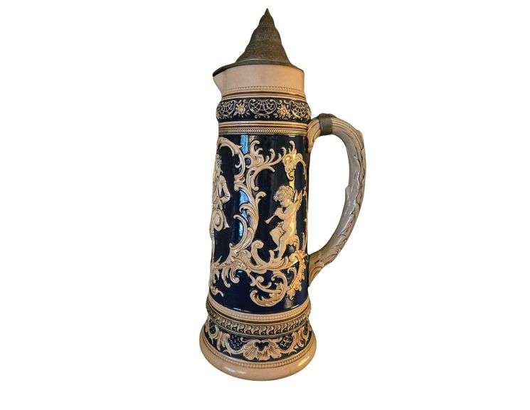 German Beer Stein Approx. 16 in. Tall image