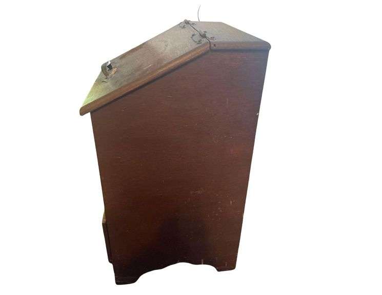 Vintage Wooden Potato Box 12x12x23 Inches image