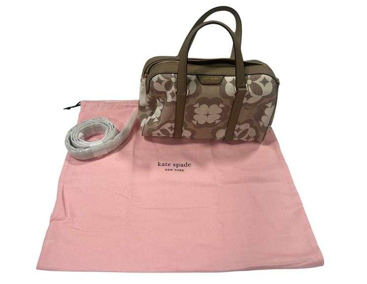 Kate Spade New York Hand Bag with Over The Shoulder Strap and Dust Bag