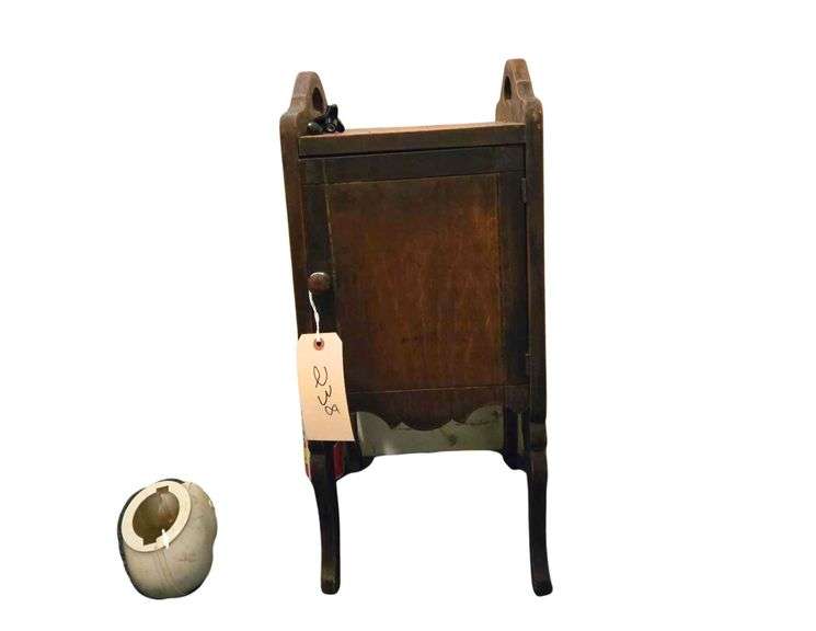 Copper Lines Wooden Humidor Cabinet. 11 in. W x 12 in. D x 26 in. H image