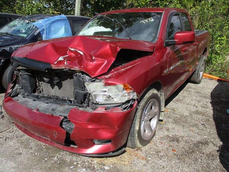 RED, 2012, RAM 1500, 1C6RD7HT7CS110031, ,