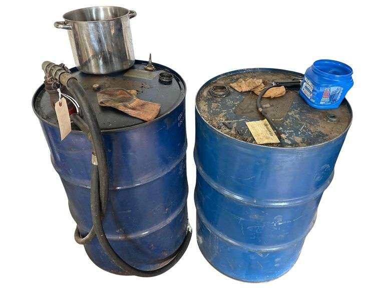 Two 55 Gal. Drums - Empty image