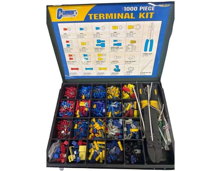 Terminal Kit - Including Pliers, Rings, Spades, Nuts - Etc image