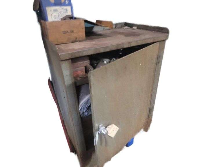 30x24x16" Cabinet Contents Included- Air Guns & Other Automotive Hardware image