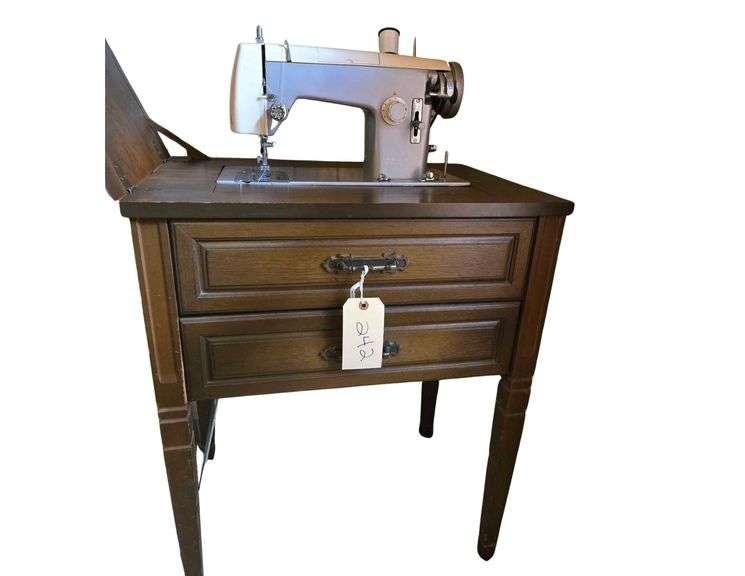 Vintage Sears Kenmore Electric Sewing Machine 25 in. W x 18 in. D x 30 in. H image