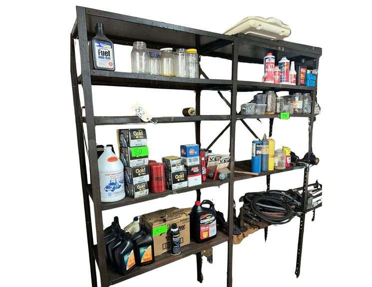 Metal Rack 109” L. X 7’ H. X 18” D. Rack Only image