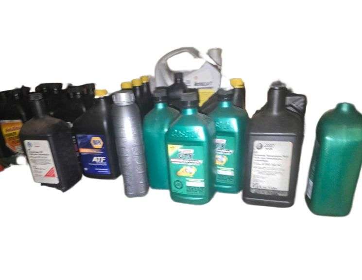 Various Automotive Fluids - Motor Oil - Power Steering Fluid - Transmission Fluid image
