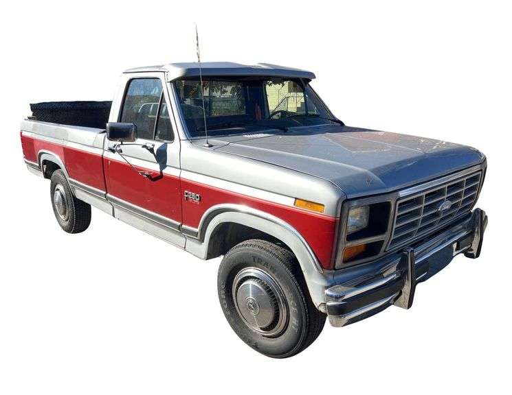 1985 Ford F-250 XL - Odometer Reads 47,232 Miles - Lift Gate - Automatic Transmission - With Cap - VIN: 2FTHF25H5FCB09129 image