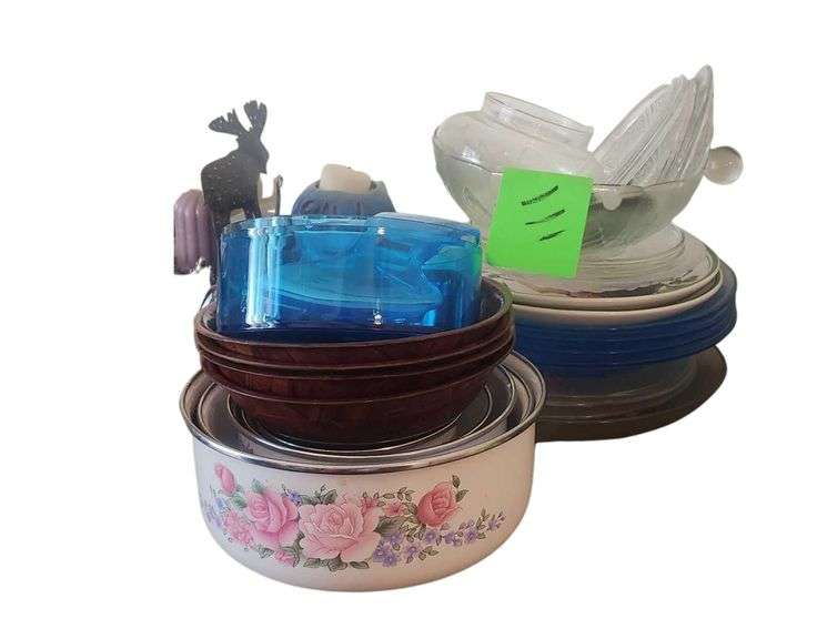 Lot of Plates and Bowls image