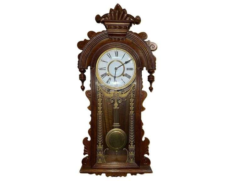 The Time Mfg. Vintage Wall Clock - 14" x 36" x 6" image