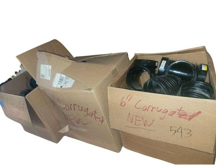 3 Boxes of 6" Corrugated New image