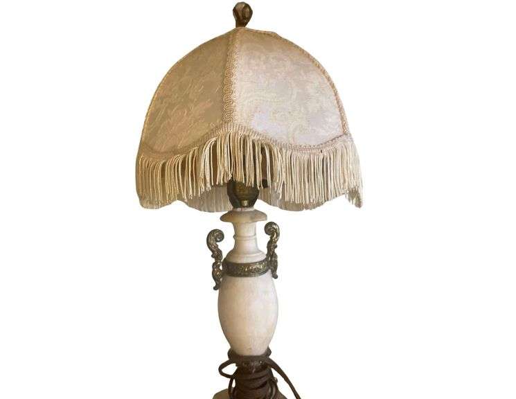 Alabaster Lamp 20 Inches Tall image