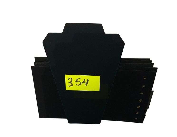 Cardboard- Velvet Jewelry Display Stands 15 in. H. image