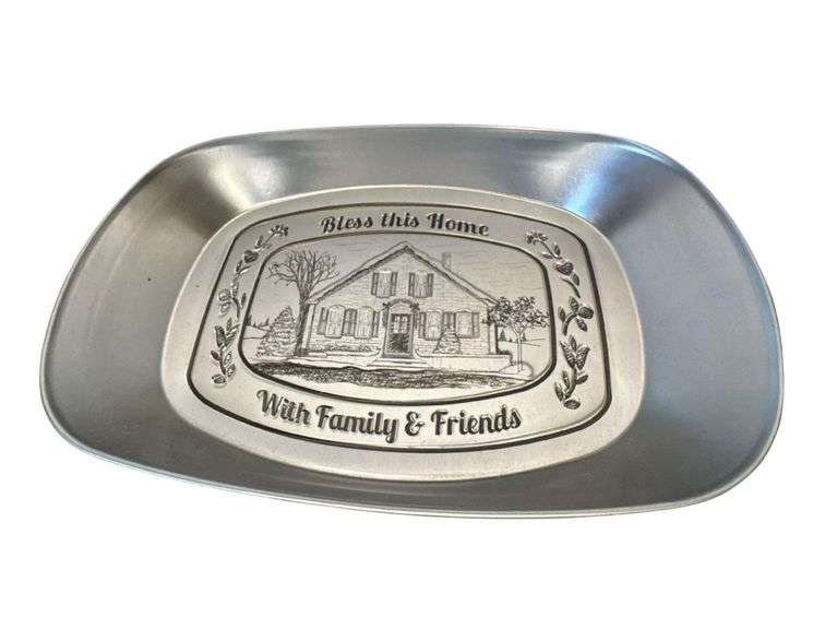 Decorative Metal Bless This Home Dish image