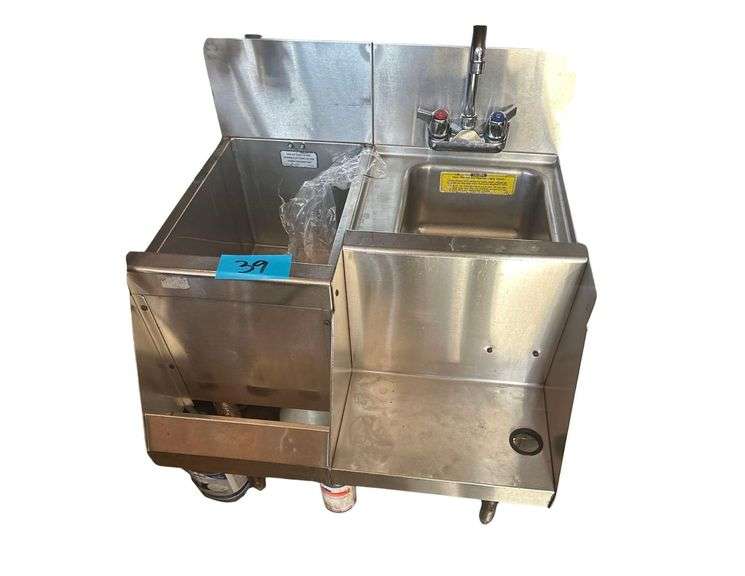 Stainless Steel Sink 26”L. X 24”D. X 36” H. image