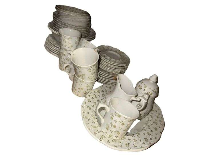 J&G Meakin China Staffordshire England Forget Me Not Pattern- Approximately Serving Seven image