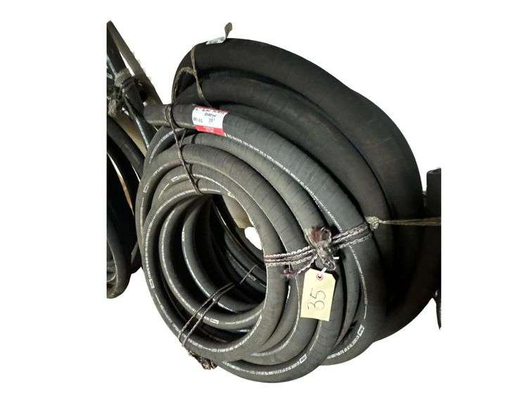 2pc - 1 1/4” Hydraulic Hose - (1) 75’ Piece of 781-20, No-Skive, 5000psi - (1) 40’ Piece of 421-20, 5000psi image