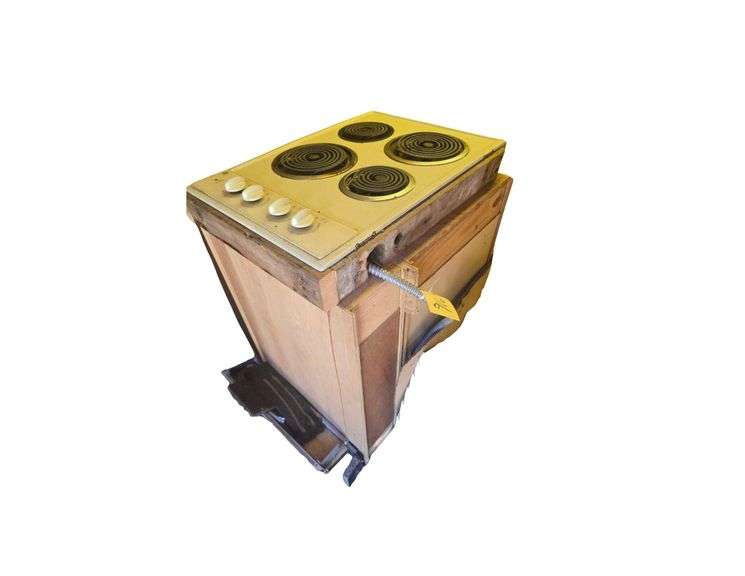 Vintage Electric Range 31 W - Kitchen Island 32x38x20" image