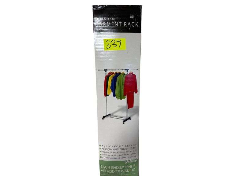 Extendable Garment Rack NIB image