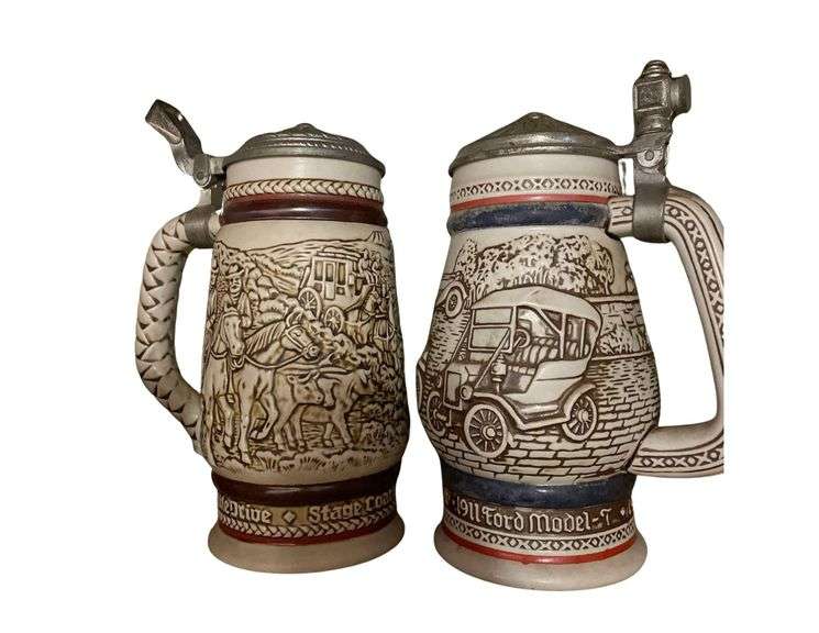 2 Avon Beer Steins image