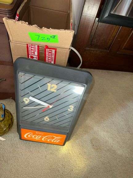 Coke Clock 20in. H. image