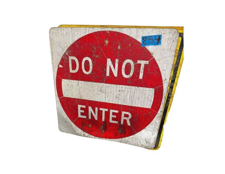 3 Large Metal Signs image