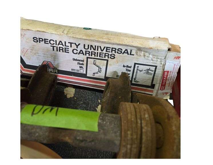 Vintage Fuel Can, Specialty Universal Tire Carrier image