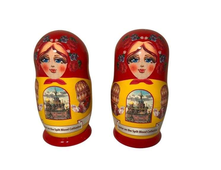 Savior On The Split Blood Cathedral Nesting Dolls 6in. H. image