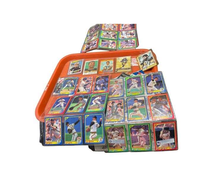 Approximately 10 Sleeves Of 90 Score Baseball Cards With Assorted Football Cards image