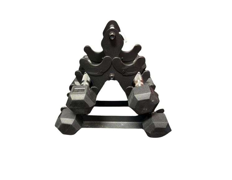 Dumbbell Rack with (4) 5LB Dumbbells image