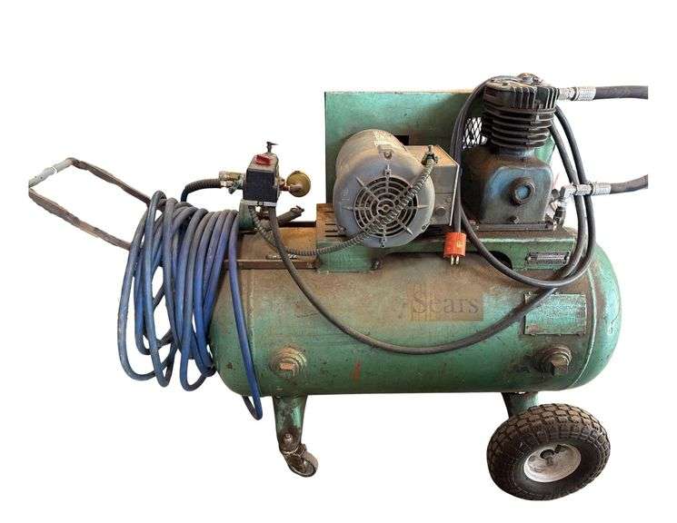 Sears Horizontal Air Compressor - Model 102.17061 - 120v - 165psi image